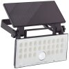 Brilliant Luton Outdoor Wall Light LED black, 1-light source, Motion sensor