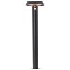 Brilliant Alvero outdoor floor lamp LED black, 1-light source, Motion sensor