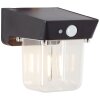 Brilliant Parson Outdoor Wall Light LED black, 1-light source, Motion sensor