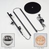 Remaisnil Floor Lamp - glass 10 cm, 12 cm Amber, Smoke-coloured, 3-light sources