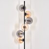 Gastor Floor Lamp - glass 15 cm Amber, Smoke-coloured, 6-light sources