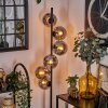 Gastor Floor Lamp - glass 15 cm Smoke-coloured, 6-light sources
