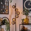 Gastor Floor Lamp - glass 15 cm Smoke-coloured, 6-light sources