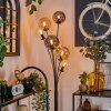 Gastor Floor Lamp - glass 15 cm Amber, clear, Smoke-coloured, 6-light sources