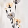 Gastor Floor Lamp - glass 15 cm Amber, clear, Smoke-coloured, 6-light sources