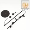 Gastor Floor Lamp - glass 15 cm Amber, clear, 5-light sources