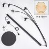 Koyoto Floor Lamp - glass 15 cm Amber, 5-light sources