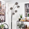 Koyoto Floor Lamp - glass 15 cm chrome, clear, 5-light sources
