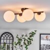 Chehalis Ceiling Light - glass 15 cm white, 4-light sources