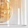 Parane Pendant Light - glass 20 cm Amber, clear, 3-light sources