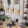 Parane Pendant Light - glass 20 cm Amber, clear, 3-light sources