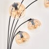 Gastor Floor Lamp - glass 15 cm Amber, clear, 5-light sources