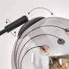 Koyoto Floor Lamp - glass 15 cm Amber, clear, Smoke-coloured, 5-light sources