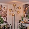 Gastor Floor Lamp - glass 15 cm Amber, 5-light sources