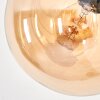 Koyoto Floor Lamp - glass 15 cm Amber, clear, Smoke-coloured, 5-light sources