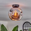 Ripoll Ceiling Light - glass 25 cm chrome, 1-light source