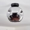 Ripoll Ceiling Light - glass 25 cm chrome, 1-light source