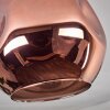 Ripoll Ceiling Light - glass 25 cm coppery, 1-light source