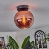 Koyoto Ceiling Light - glass 20 cm coppery, 1-light source