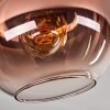 Koyoto Ceiling Light - glass 20 cm clear, coppery, 1-light source