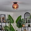 Koyoto Ceiling Light - glass 20 cm clear, coppery, 1-light source