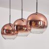 Koyotot Pendant Light - glass 30 cm clear, coppery, 3-light sources