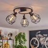 Yaak Ceiling Light black, 3-light sources