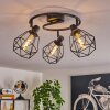 Yaak Ceiling Light black, 3-light sources