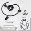 Yaak Ceiling Light black, 3-light sources