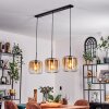 Lauden Pendant Light - glass 25 cm Amber, clear, 3-light sources