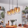 Lauden Pendant Light - glass 25 cm Amber, clear, 3-light sources