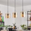 Parane Pendant Light - glass 20 cm Amber, 3-light sources