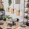 Parane Pendant Light - glass 20 cm Amber, 3-light sources
