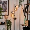 Remaisnil Floor Lamp - glass 15 cm Amber, Smoke-coloured, 5-light sources