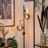 Remaisnil Floor Lamp - glass 12 cm, 15 cm black, 5-light sources