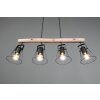Reality JAIPUR Pendant Light black, 4-light sources