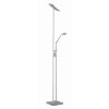 Reality LUKE floor lamp LED matt nickel, 2-light sources