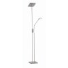 Reality LUKE floor lamp LED matt nickel, 2-light sources