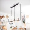 Faido Pendant Light black, 3-light sources