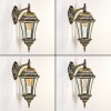 Etoe Outdoor Wall Light brown, gold, 1-light source