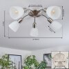 Starkeryd Ceiling Light matt nickel, 5-light sources