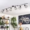 Yaak Ceiling Light black, 6-light sources