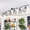 Yaak Ceiling Light black, 6-light sources