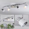 Naalisvaara Ceiling Light chrome, white, 5-light sources