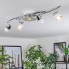 Naalisvaara Ceiling Light chrome, white, 5-light sources