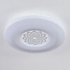 Kaas Ceiling Light LED chrome, white, 1-light source