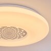 Kaas Ceiling Light LED chrome, white, 1-light source