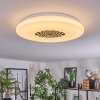 Kaas Ceiling Light LED chrome, white, 1-light source