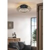 Reality KARLSBORG ceiling fan LED black, 1-light source, Remote control