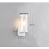Reality BONITO Wall Light white, 1-light source